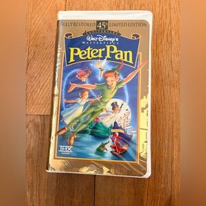 Disney Peter Pan VHS | 45th Anniversary | Walt Disney Masterpiece